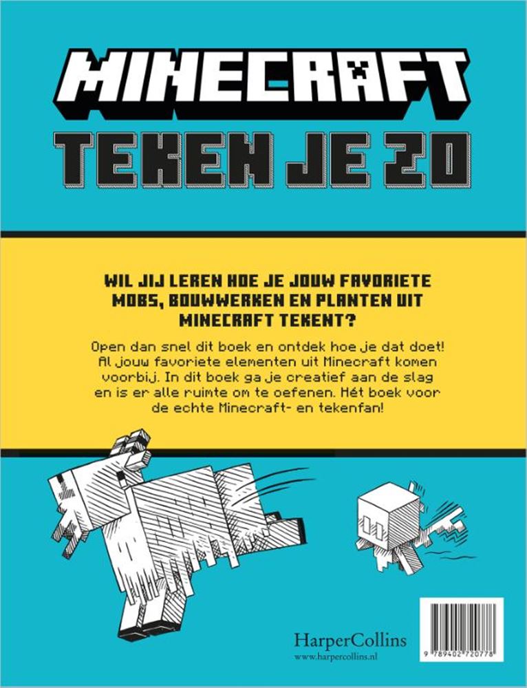 Load image into Gallery viewer, Minecraft teken je zo 7+