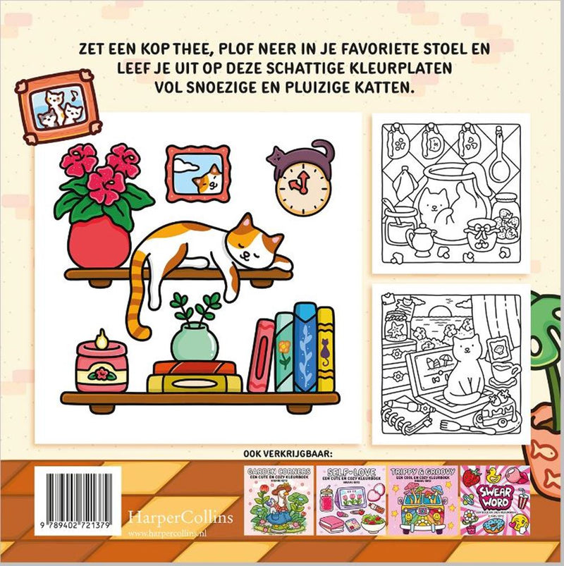 Load image into Gallery viewer, Cat moments – een cute en cozy kleurboek