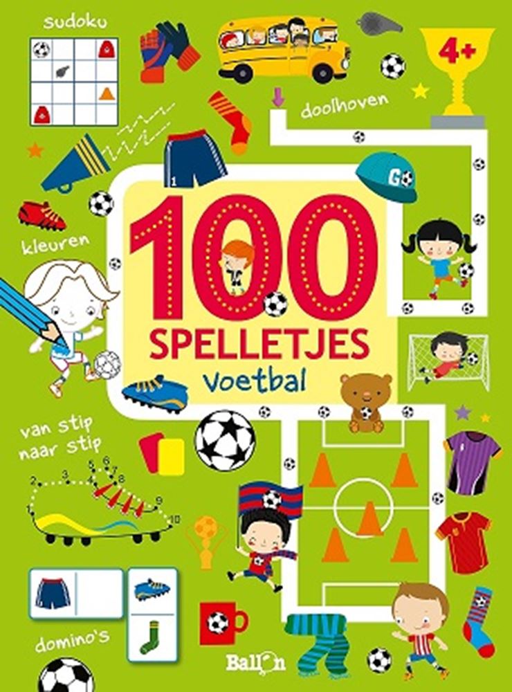 Afbeelding laden in galerijviewer, 100 spelletjes - voetbal. 4+