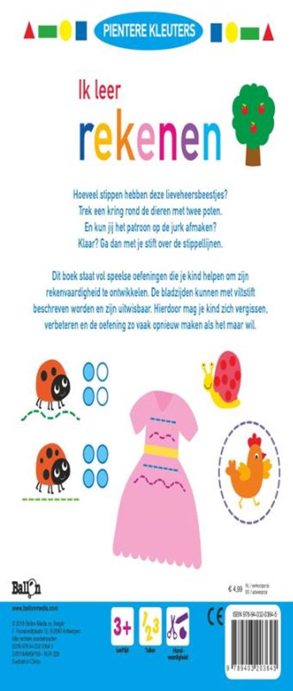 Load image into Gallery viewer, Ik leer rekenen (wipe and clean) 3+