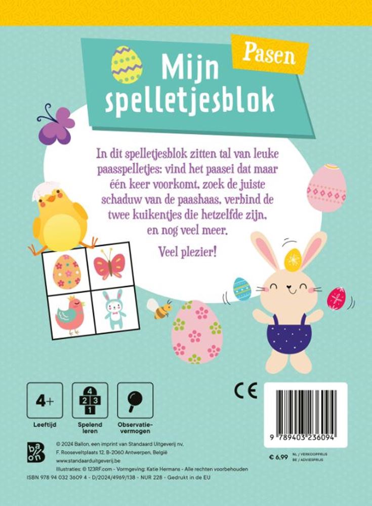Load image into Gallery viewer, Mijn spelletjesblok pasen 4+