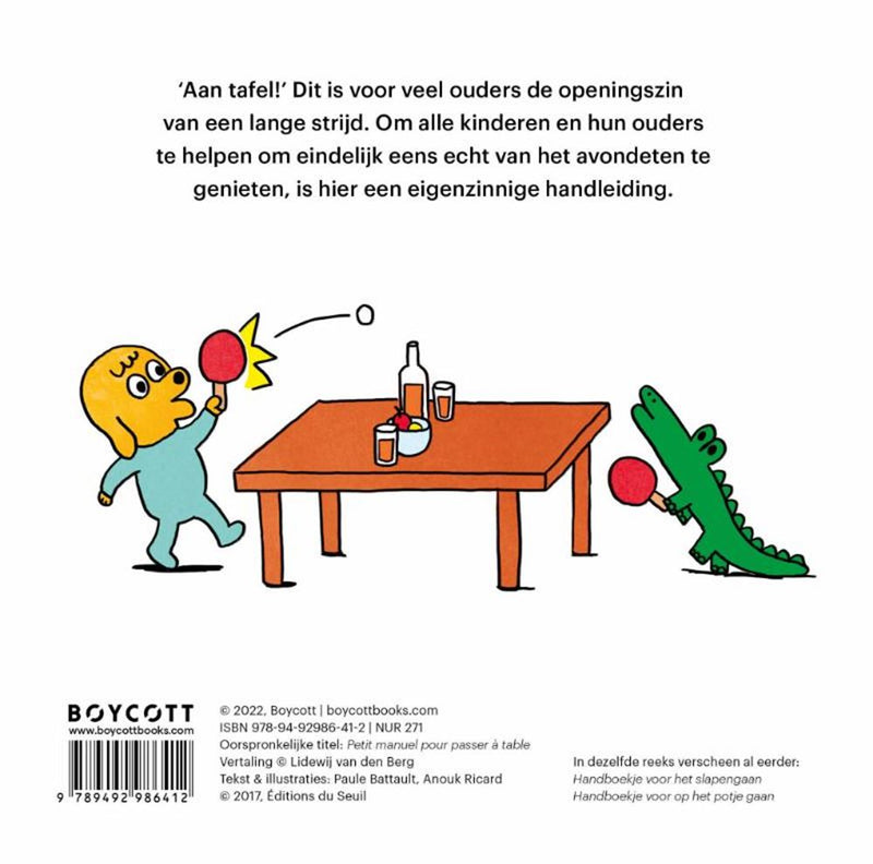 Load image into Gallery viewer, Handboekje voor het eten aan tafel 2+