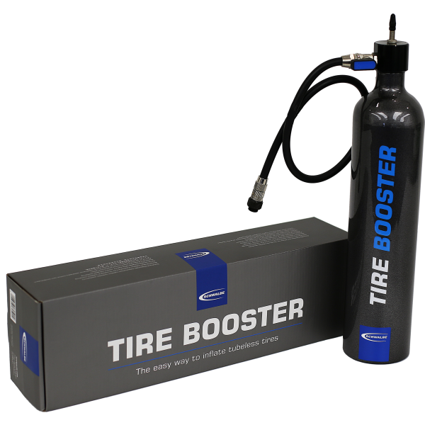 Load image into Gallery viewer, Schwalbe tire booster luchtpomp tubeless incl montage riem 6080.01