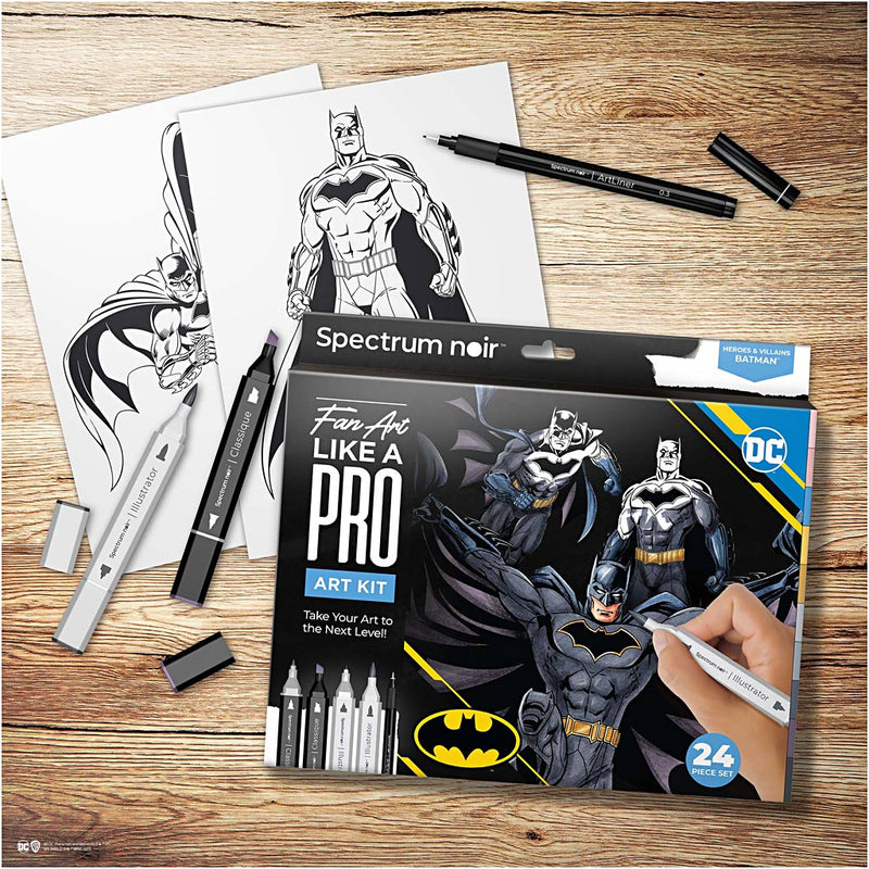 Afbeelding laden in galerijviewer, Https: www.cchobby.nl hobbyset-illustratie-batman-helden-en-schurken-diverse-kleuren-1-doos