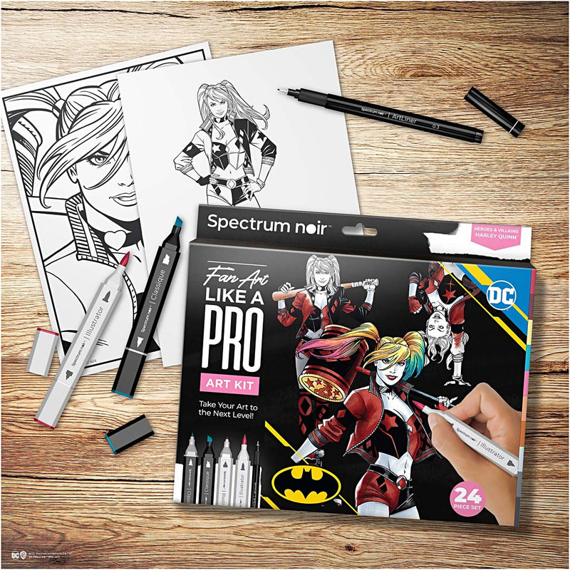 Afbeelding laden in galerijviewer, Https: www.cchobby.nl hobbyset-illustratie-harley-quinn-diverse-kleuren-1-doos
