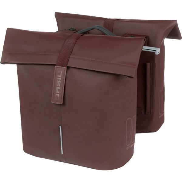 Load image into Gallery viewer, Basil Tas City Dubbel MIK Vegan Leather | Roasted Brown