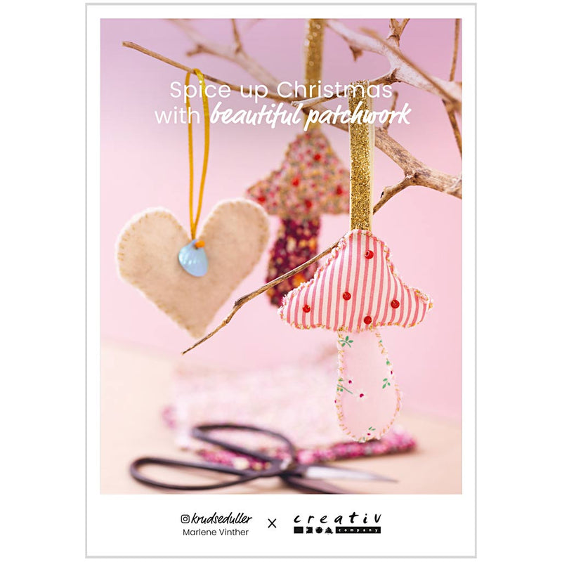 Afbeelding laden in galerijviewer, Https: www.cchobby.nl ansichtkaart-fleur-uw-kerst-op-met-prachtige-patchworkhangers-a5-vel-14-8x21-cm-1-stuk