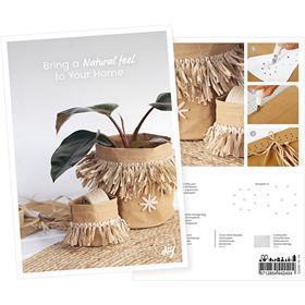 Afbeelding laden in galerijviewer, Https: www.cchobby.nl ansichtkaart-wees-creatief-met-100-plantaardige-vezels-a5-vel-14-8x21-cm-1-stuk-990675
