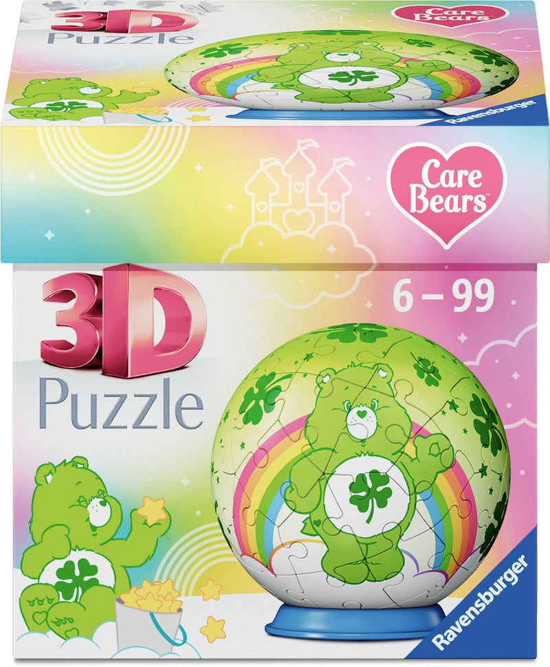 Load image into Gallery viewer, Ravensburger – care bears: good luck bear – 3d puzzle-ball – 55 stukjes