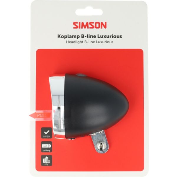 Afbeelding laden in galerijviewer, Simson koplamp classic luxurious batterij