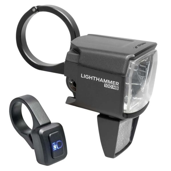 Load image into Gallery viewer, Trelock koplamp Lighthammer LS 890-HB E-b 12v DC 100 lux