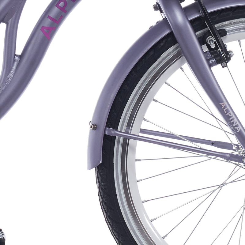 Load image into Gallery viewer, Alpina spatbord set + stang 22 ocean hazy lavender matt