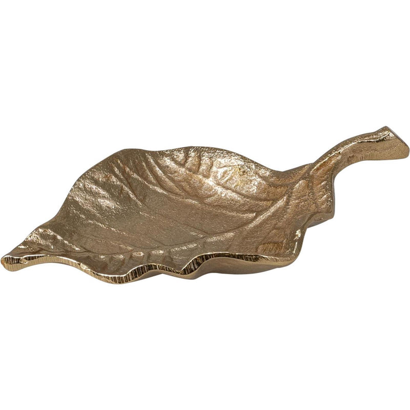 Load image into Gallery viewer, Home styling blad schaaltje metaal 3 ass vorm goudkleur