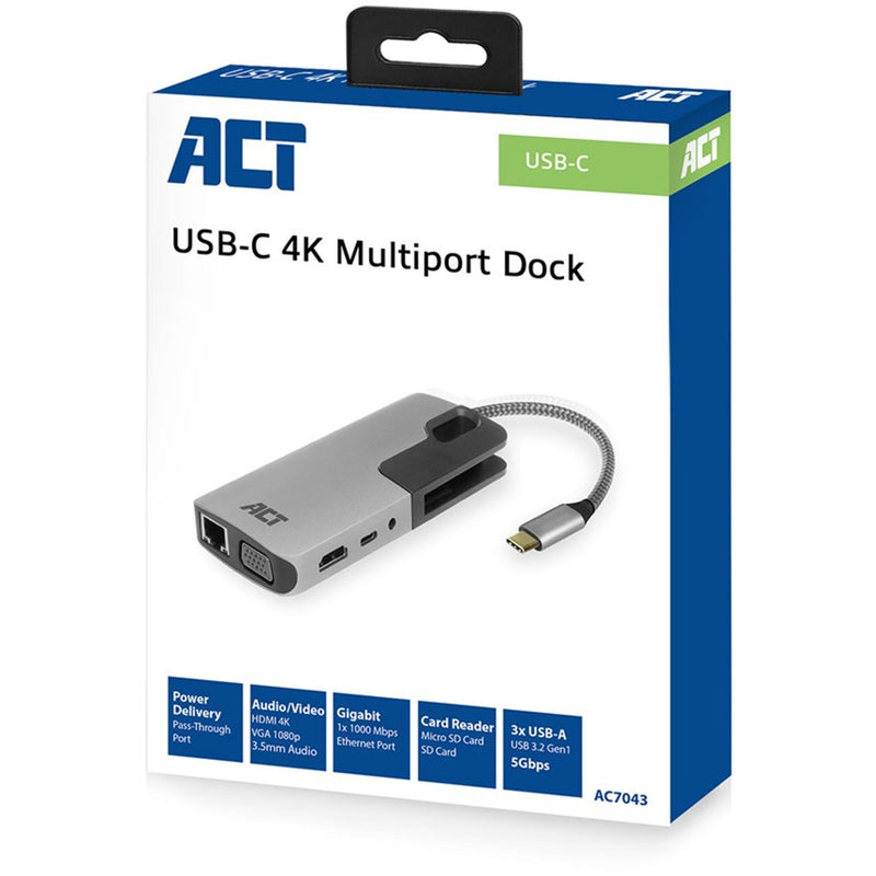 Load image into Gallery viewer, Act connectivity usb-c docking station