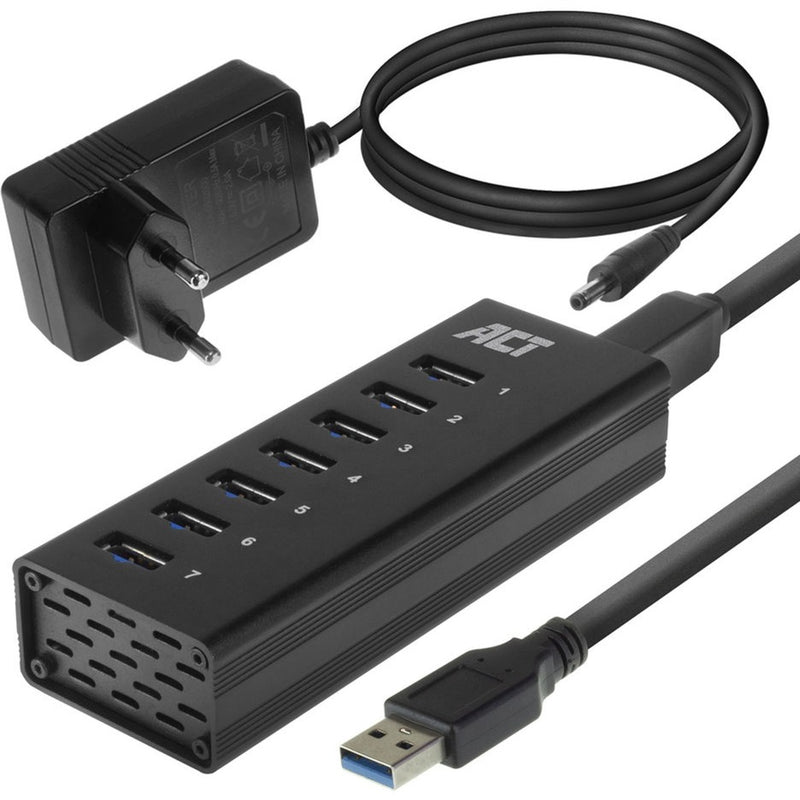 Load image into Gallery viewer, ACT Connectivity USB Hub 7 Port met stroomadapter