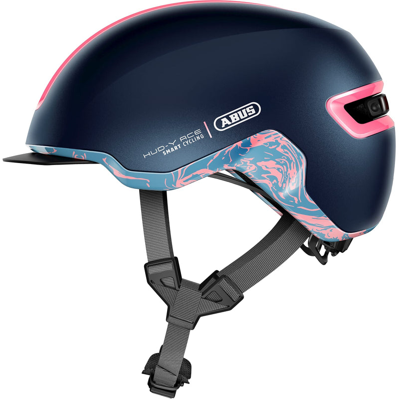 Load image into Gallery viewer, Abus Helm HUD-Y midnight Blauw M 54-58cm