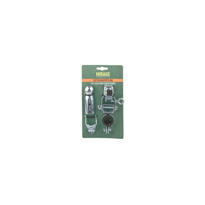 Load image into Gallery viewer, Mirage fietskarkoppeling zadelpen bevestiging, zilver, 22~24mm