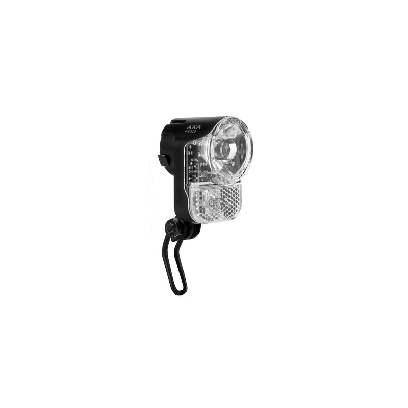 Load image into Gallery viewer, Koplamp Pico 30 Switch Aan Uit LED Dynamo Zwart