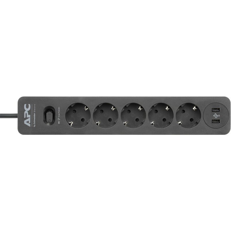 Load image into Gallery viewer, APC PME5U2B-GR stekkerdoos met overspanningsbeveiligin