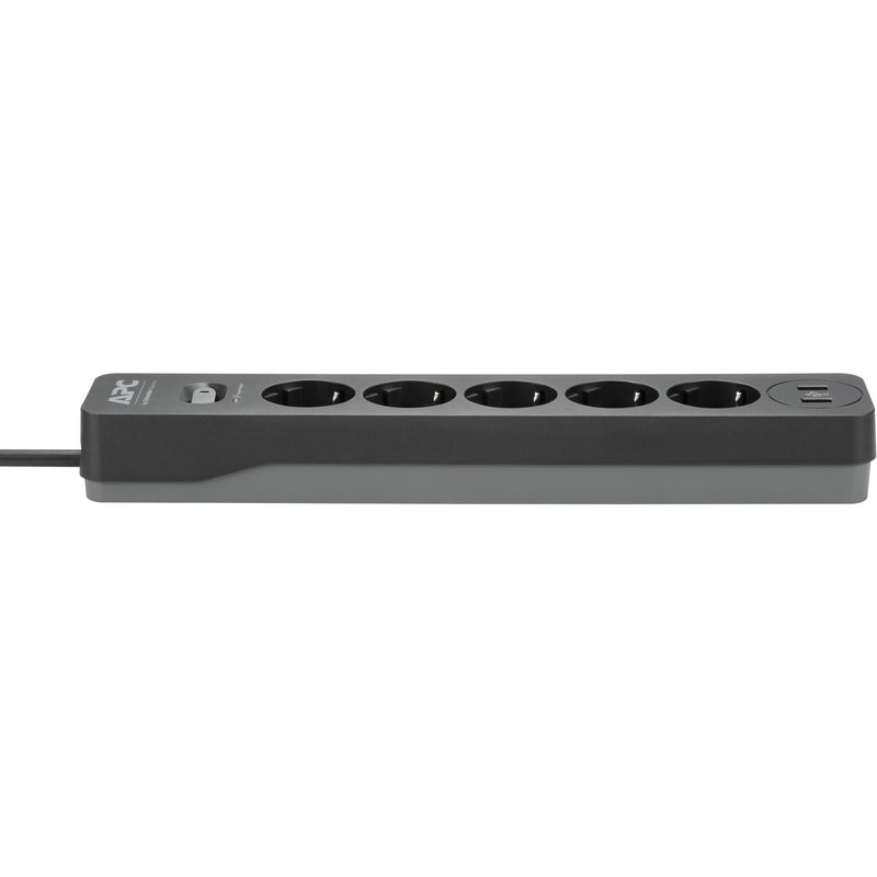 Load image into Gallery viewer, APC PME5U2B-GR stekkerdoos met overspanningsbeveiligin