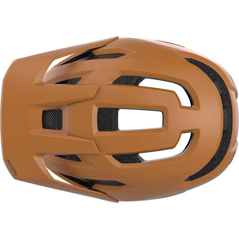 Load image into Gallery viewer, Olympic sportswear alpina sports mtb helm taunus 52-56 mat bruin