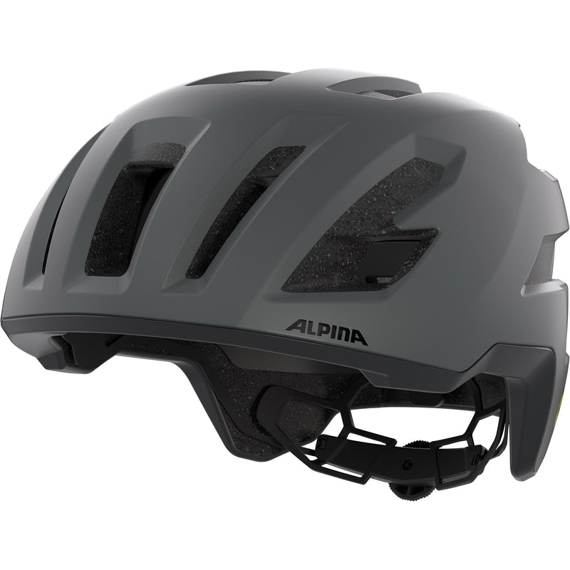 Load image into Gallery viewer, Olympic sportswear alpina sports tour helm taunus gravel mips 52-56 mat donkergr
