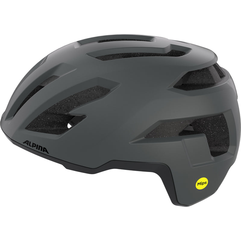 Load image into Gallery viewer, Olympic sportswear alpina sports tour helm taunus gravel mips 55-59 mat donkergr