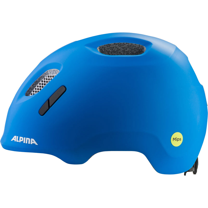 Load image into Gallery viewer, Olympic sportswear alpina sports kinderhelm ximo 2 mips 49-54 mat blauw