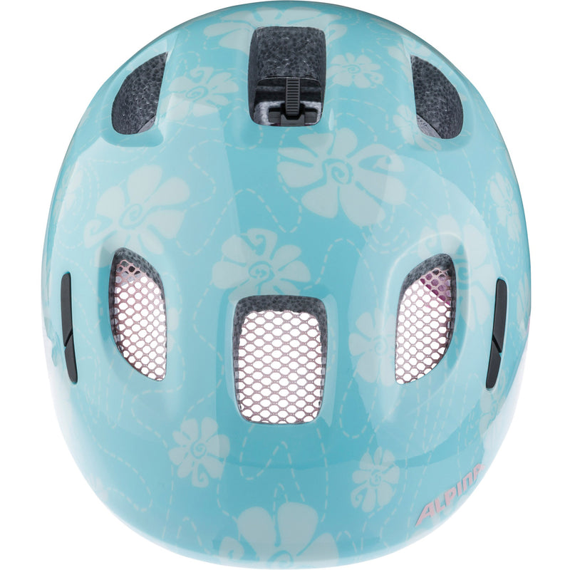 Load image into Gallery viewer, Olympic sportswear alpina sports kinderhelm ximo 2 aqua rose flower 49-54 glans