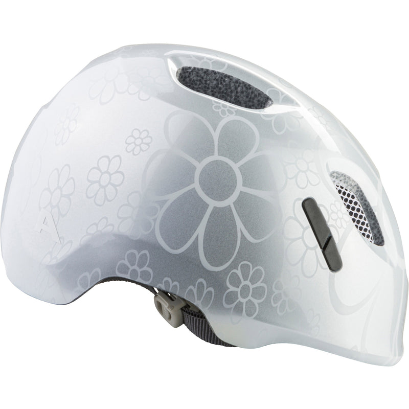 Load image into Gallery viewer, Olympic sportswear alpina sports kinderhelm ximo 2 silver fower 49-54 glans