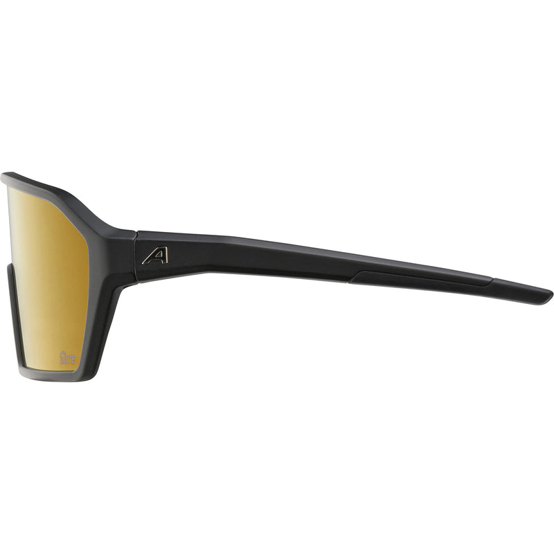 Load image into Gallery viewer, Olympic sportswear alpina sports sportbril ram q-lite gouden spiegel zwart