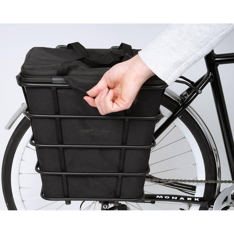 Load image into Gallery viewer, Atranvelo korbtasche add 25 basket bag add 25 black