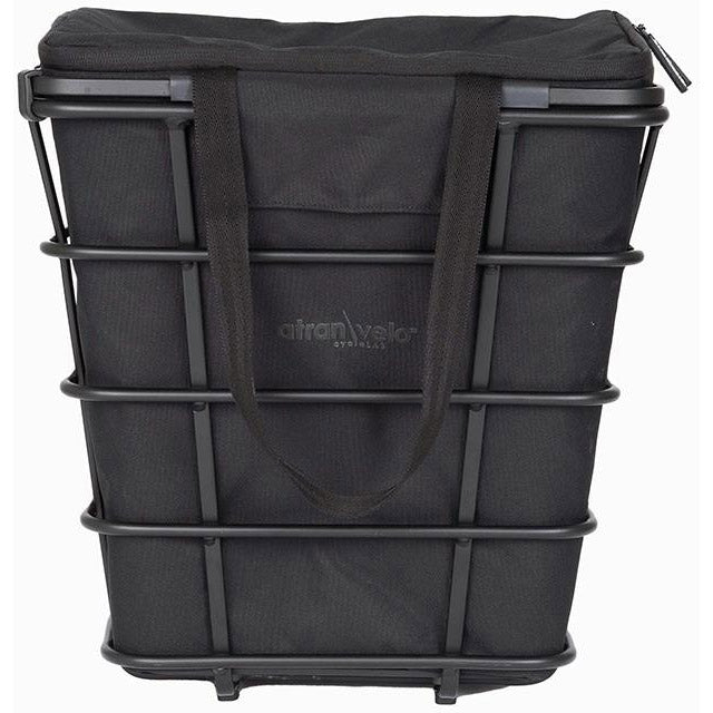 Load image into Gallery viewer, Atranvelo korbtasche add 25 basket bag add 25 black