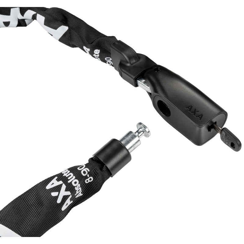 Load image into Gallery viewer, Axa kettingslot absolute 8-90cm zwart