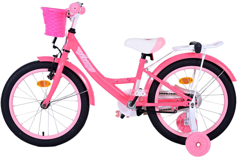 Load image into Gallery viewer, Volare Ashley Kinderfiets Meisjes 18 inch Roze Rood