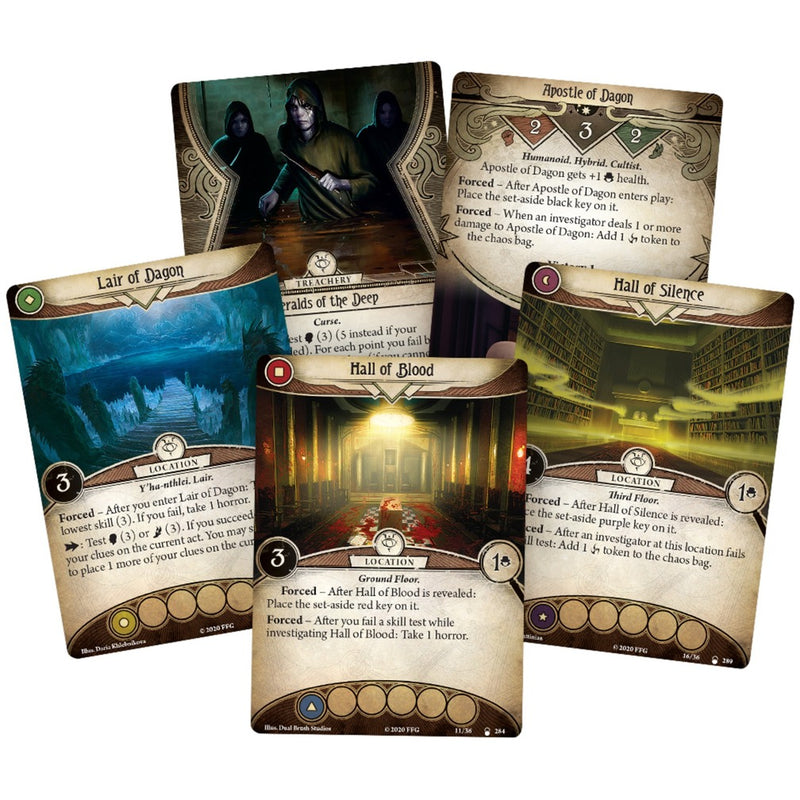 Load image into Gallery viewer, Asmodee Arkham Horror The Card Game: The Lair Of Dagon