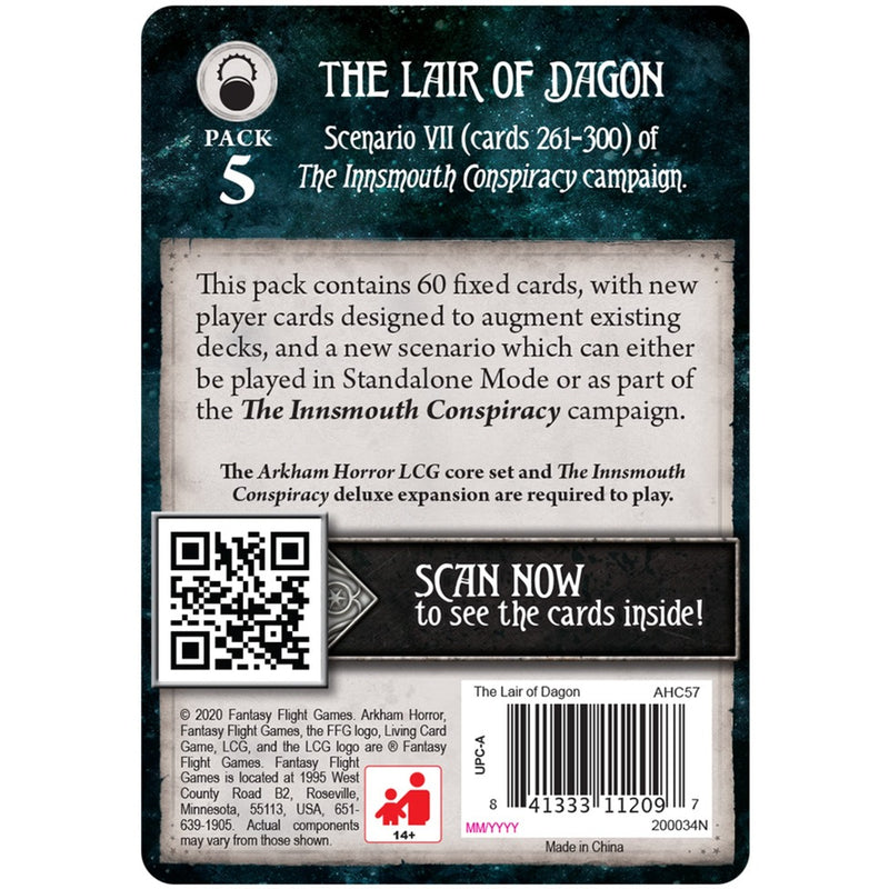 Load image into Gallery viewer, Asmodee Arkham Horror The Card Game: The Lair Of Dagon