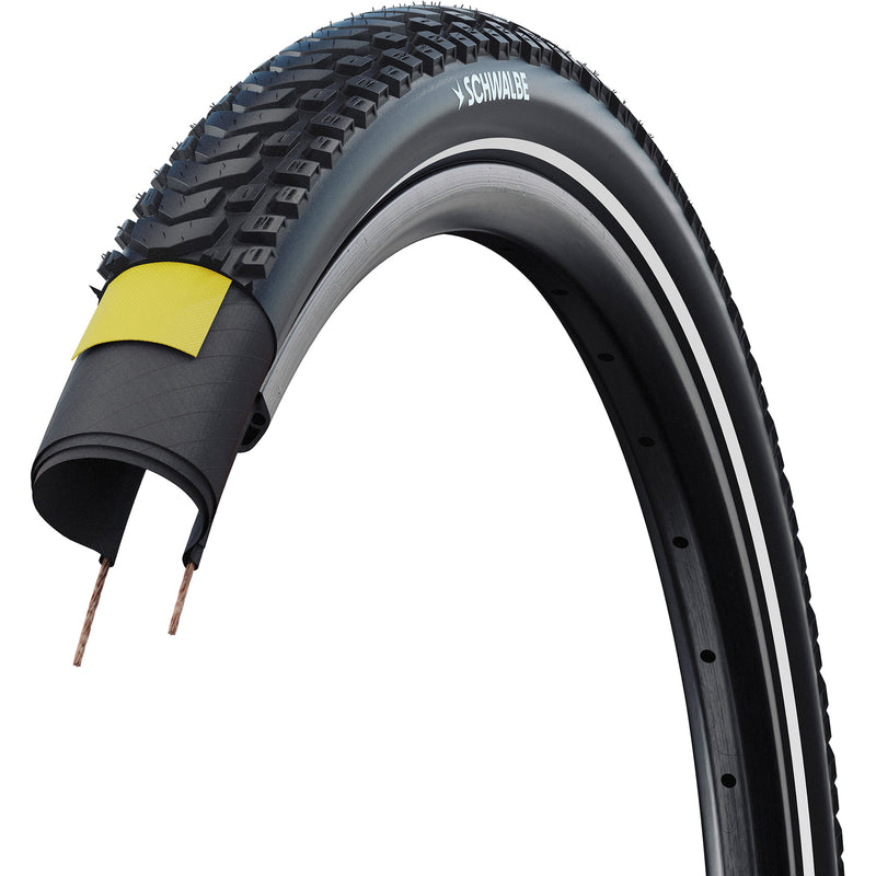 Load image into Gallery viewer, Schwalbe vouwband marathon mondial pro evo 62-584 +r zwart