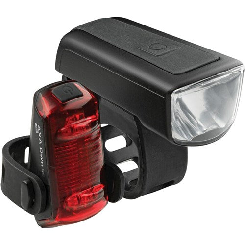 Load image into Gallery viewer, Verlichtingsset Axa Dwn Set 50 Lux USB-C oplaadbaar