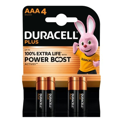 Load image into Gallery viewer, Battery sales europe b.v. duracell batterij aaa 2400mah 1,5v lr03 power boost (4st)