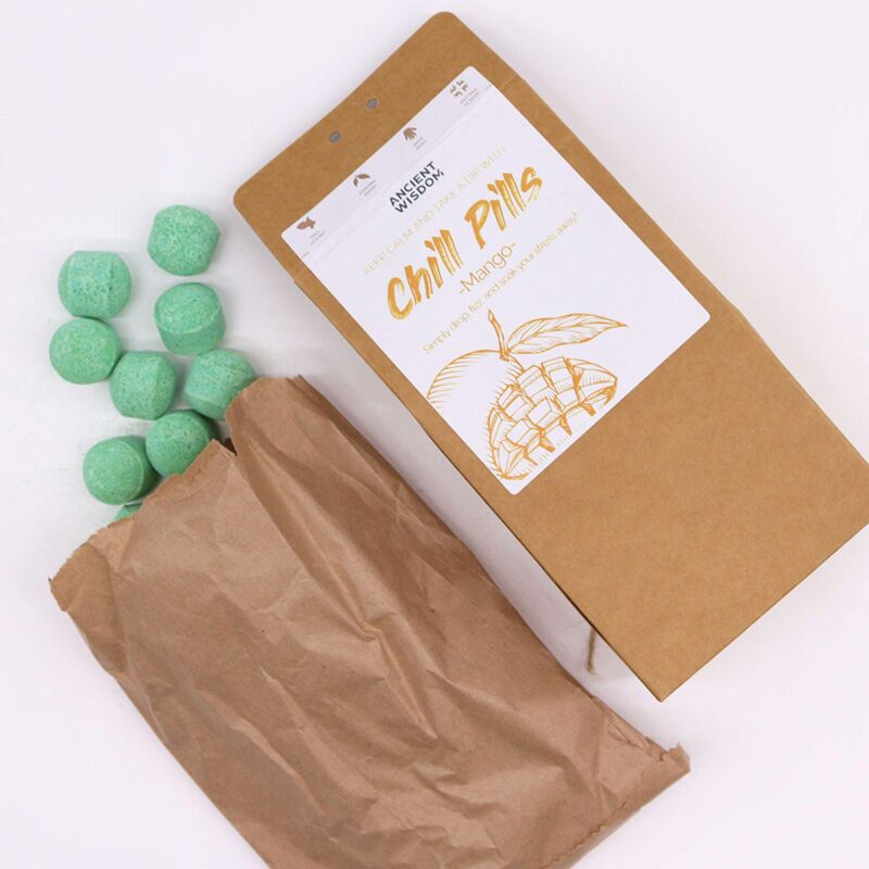 Load image into Gallery viewer, Korte houdbaarheid- mango bad fizz chill pill giftbox