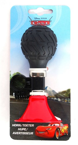 Load image into Gallery viewer, Fietstoeter Disney Cars - rood zwart