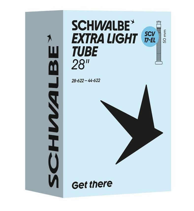 Load image into Gallery viewer, Schwalbe binnenband scv17-el 28 44-622 50mm zwart