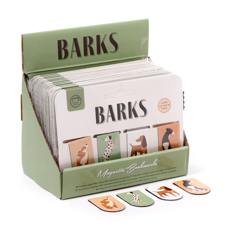 Afbeelding laden in galerijviewer, Barks hond magnetische boekenlegger set