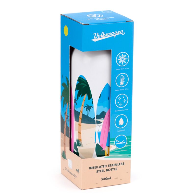 Afbeelding laden in galerijviewer, Vw t1 volkswagen busje waves thermosfles 530ml