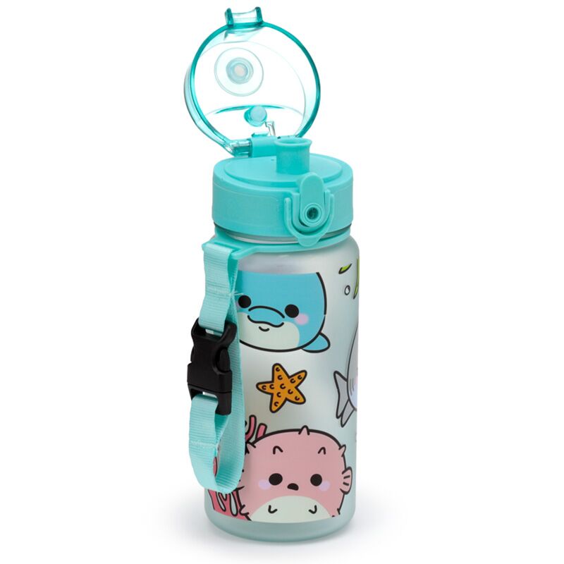 Load image into Gallery viewer, Adoramals zeeleven pop top 350ml ecozen kinder drinkfles