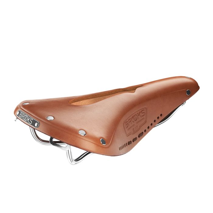 Load image into Gallery viewer, Brooks b17 carved - honey