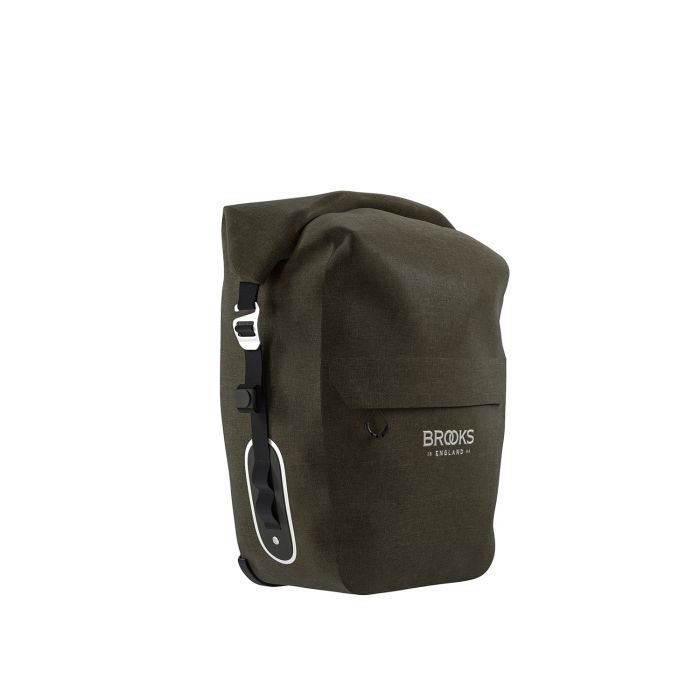 Afbeelding laden in galerijviewer, Brooks scape pannier - large (18-22l) - mud green