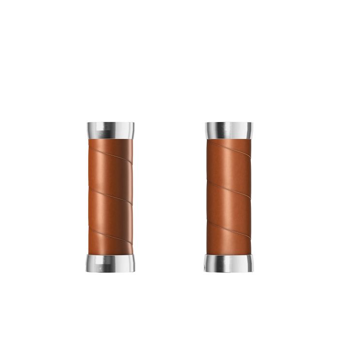 Load image into Gallery viewer, Brooks slender leather grips (100+100mm) - honey