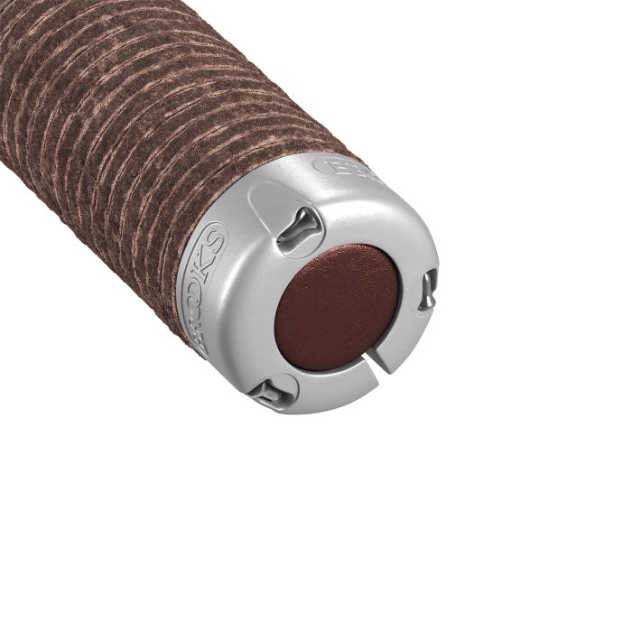 Load image into Gallery viewer, Brooks plump leather grips (130+130mm) - antic brown